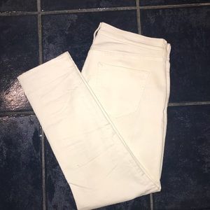 White Girlfriend Jeans